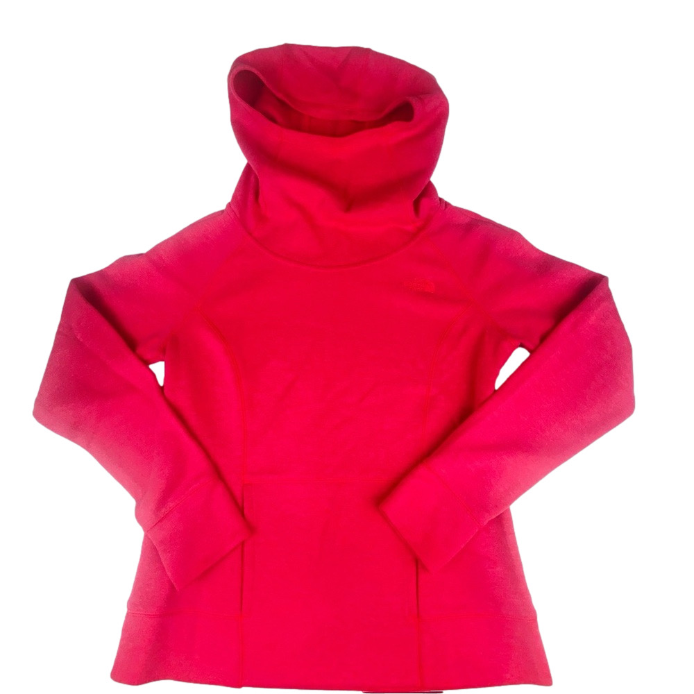 The North Face Red Funnel Neck Hoodie Sweatshirt Women’s Thumb Hole M